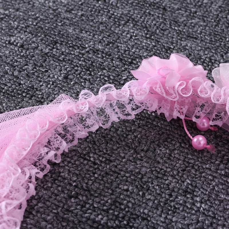 2020 белая и розовая Фата невесты с цветами для девочек свадебная фата венком