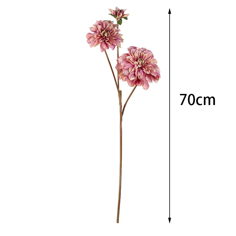 

High quality 3 simulated marble flowers