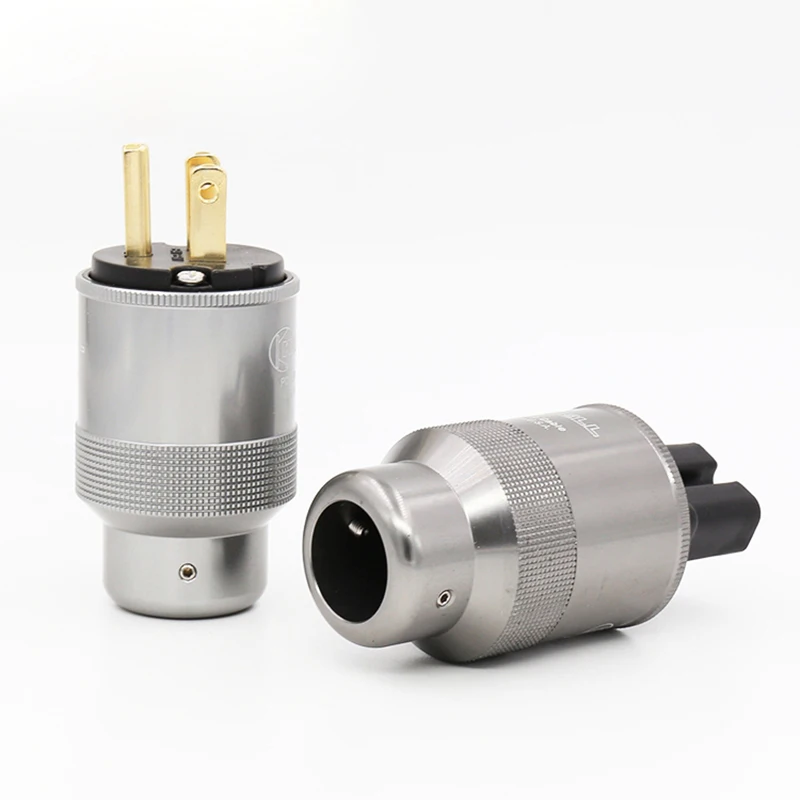 HI End krella Медный позолоченный Американский штекер питания HIFI американский шнур
