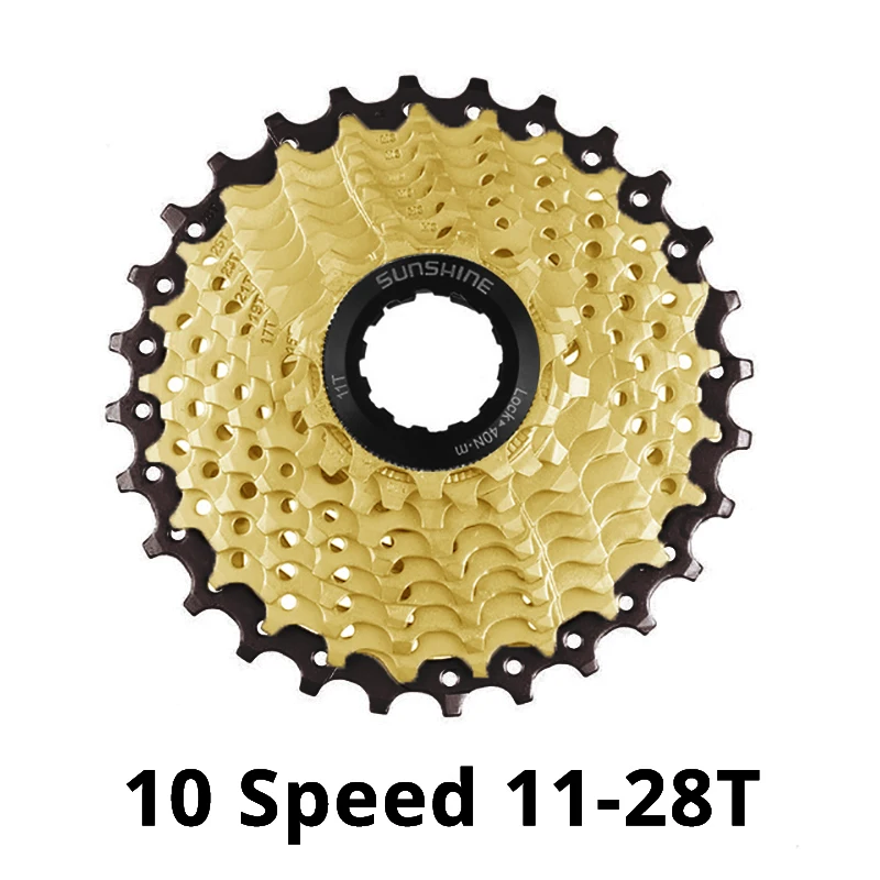 SUNSHINE MTB дорожный велосипед 10 скоростей велосипеда трещетки маховик 10S 25/28/32/36/40/42/46/50 т в сутки для deore m6000 SRAM деталь для велосипеда