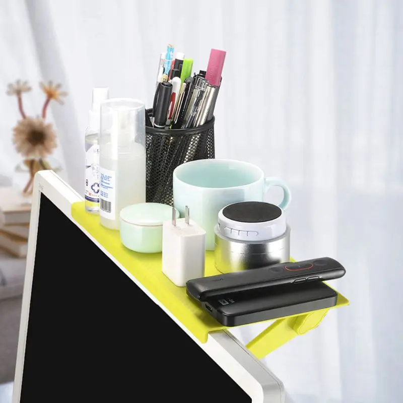 

Computer Monitor Riser Desktop Stand ABS TV Rack Display Shelf Storage Desk Plastic Desk Organizer Desktop Home Office