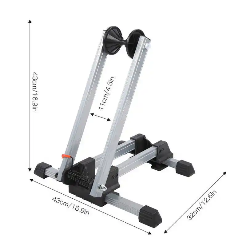 Подключаемая парковочная стойка для велосипеда фиксирующая рама двухполюсная
