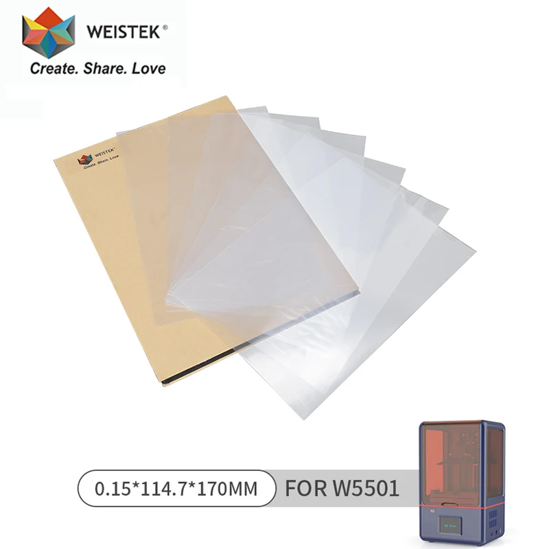 Защитная пленка для 3D-принтера ПЭТ-пленка с высокой проницаемостью ЖК-дисплеем 5