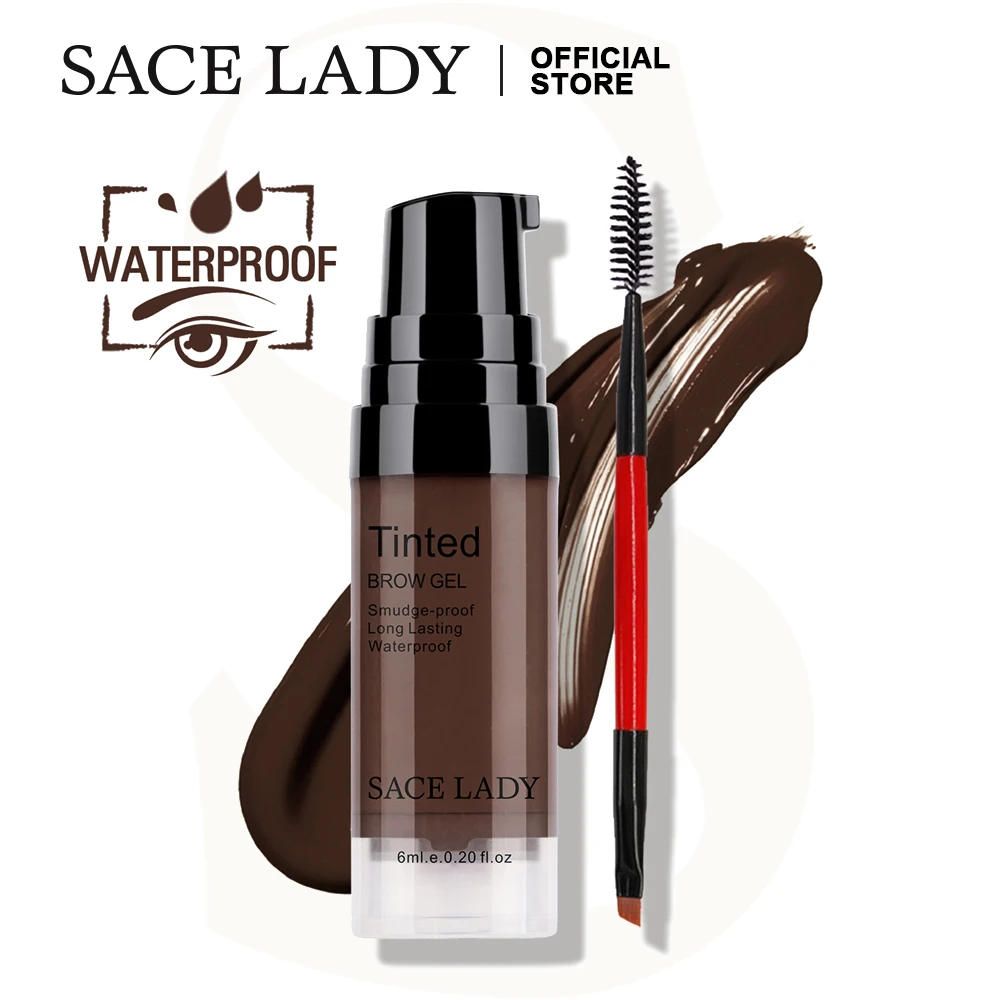 SACE LADY оттенок бровей Макияж помада гель набор кистей коричневый крем для