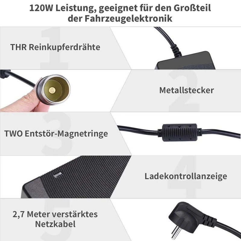 Напряжение трансформатор автомобильный Мощность адаптер AC DC переменного тока 200V