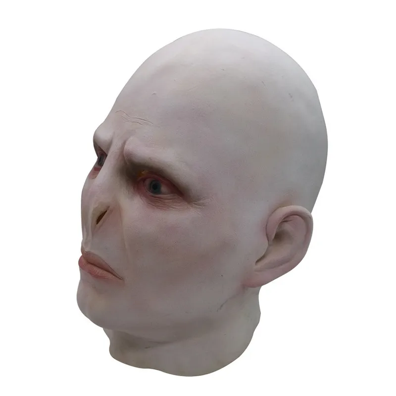 

The Dark Lord Voldemort Mask Cosplay Masque Boss Latex Horrible Scary Masks Terrorizer Halloween Mask Costume Prop Men