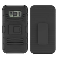 3 in 1 armor shockproof case for sumsung s8 active s10 s10 plus s10e thinq cases belt clip kickstand full protection cover