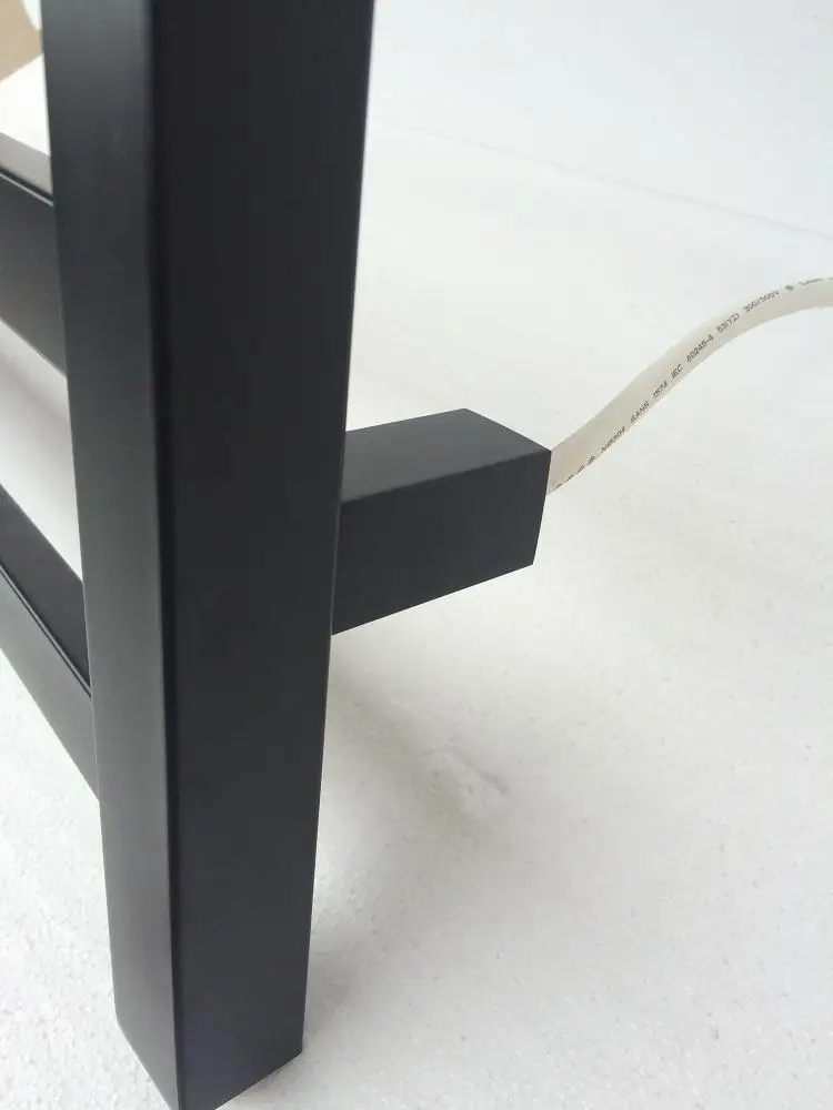 Популярный стиль из нержавеющей стали 304 матовая черная нагревательная вешалка