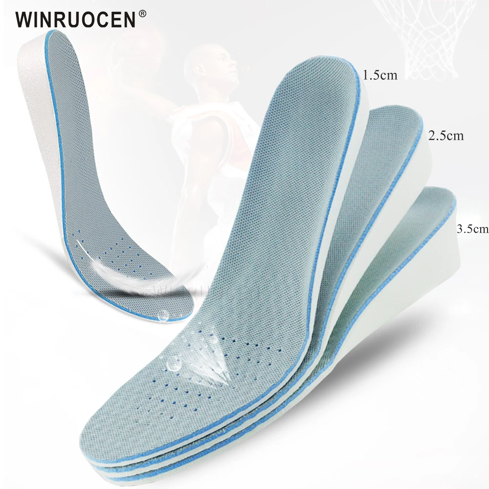 Стельки для увеличения роста winruochen из ЭВА стельки мужчин и женщин силиконовые