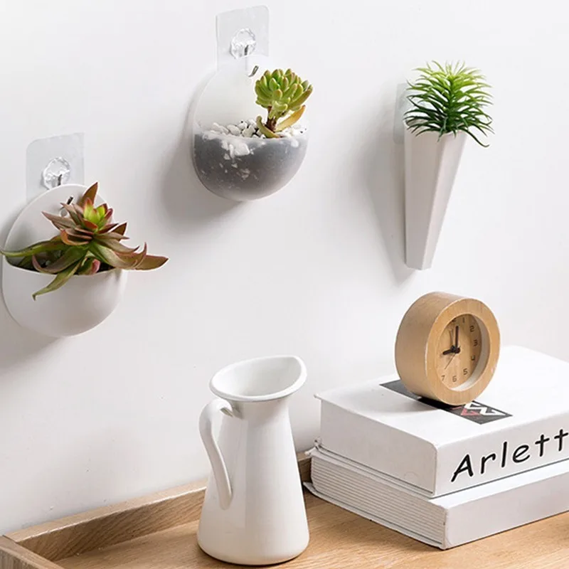 Стена цветочные горшки суккуленты для растений пластиковые гидропоники