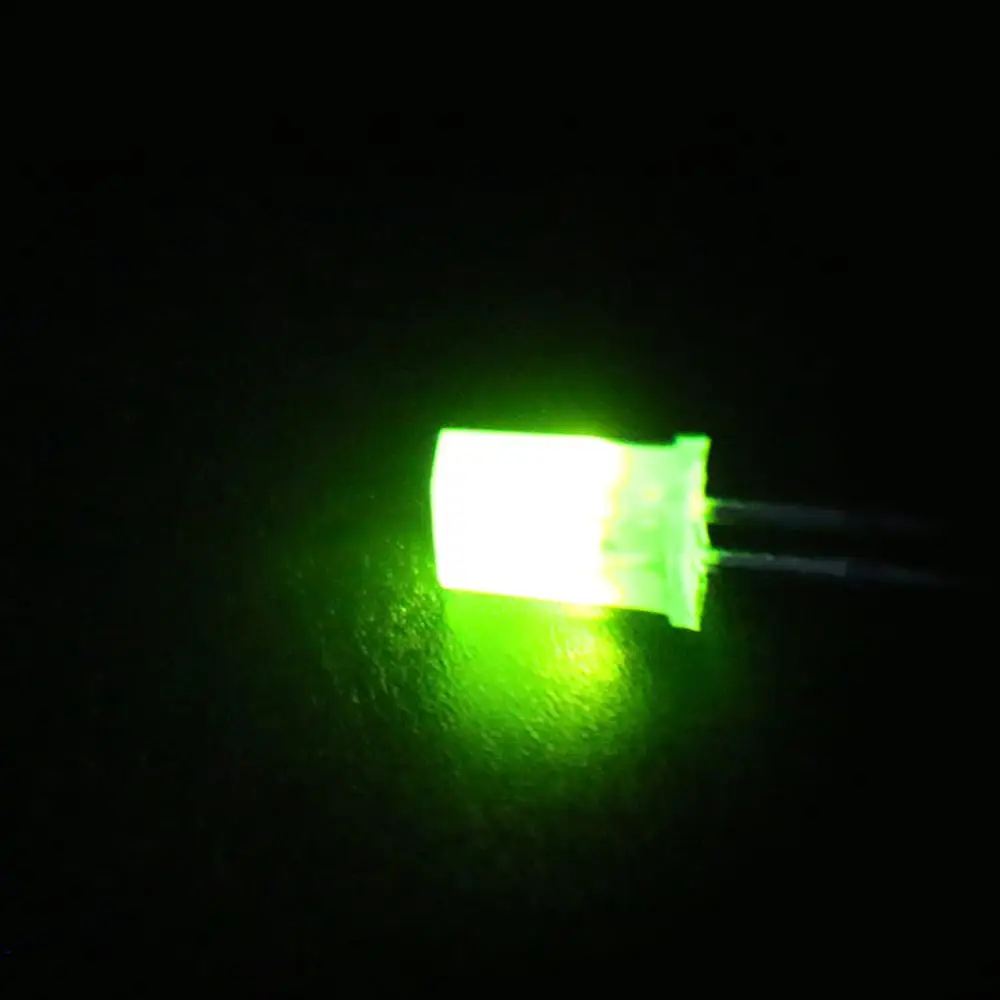 Artudatech 1000 шт LED 2x5x7 мм зеленый рассеянный яркий прямоугольный светодиодный