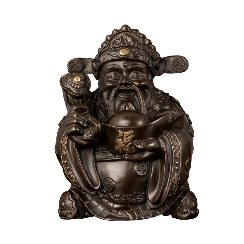 ArtsHom FX 012 религиозная статуя бронзовые статуэтки маленький размер caishen Бог Будда