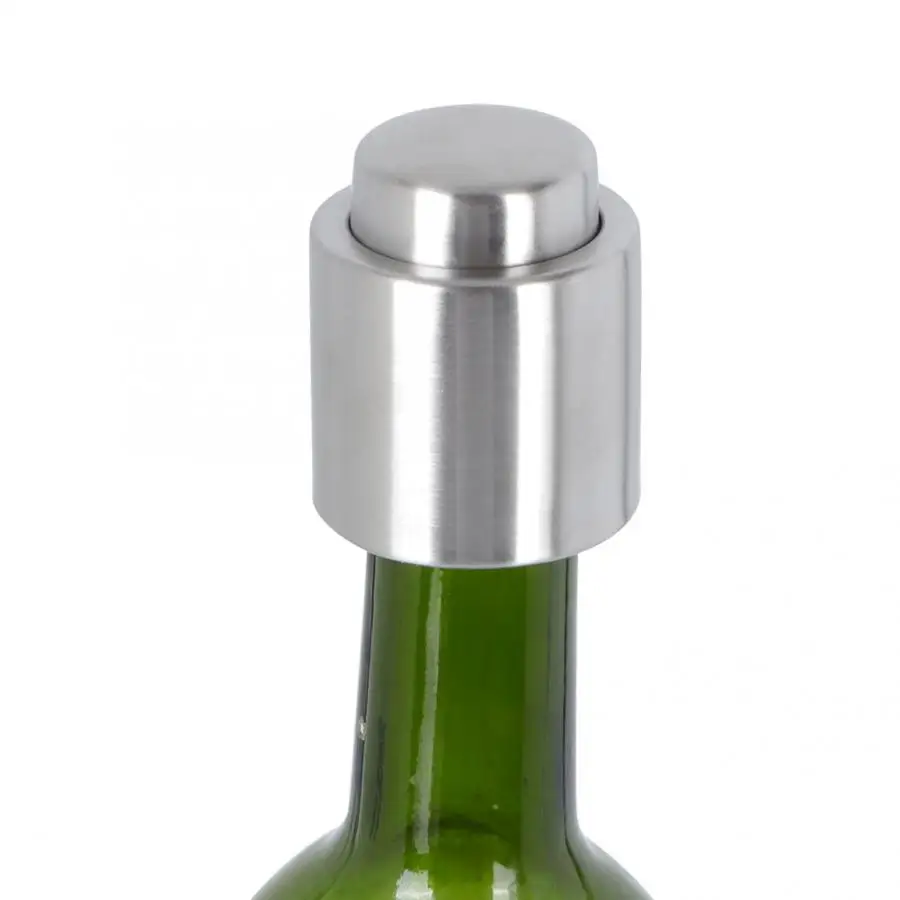 Из нержавеющей стали многоразовый вакуумная пробка для бутылки герметичный