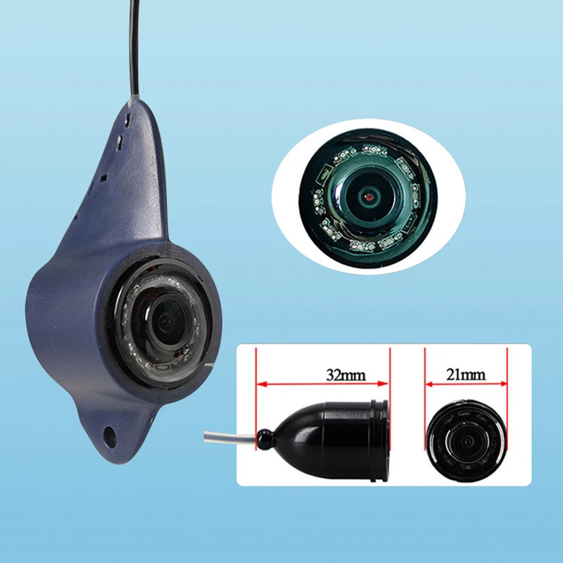 Goods for Winter Fishing Camera Live Fish Finder Wireless 15M 30M 4.3&quot IPS LCD Cable Underwater Bite Alarm | Спорт и развлечения