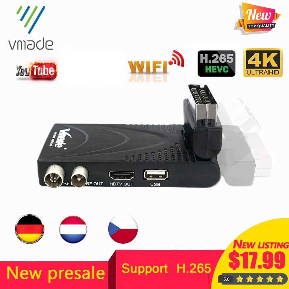 2020 новые DVB T2 цифровой приемник H.265 декодер поддержка Youtube USB WI FI ресивера горячая