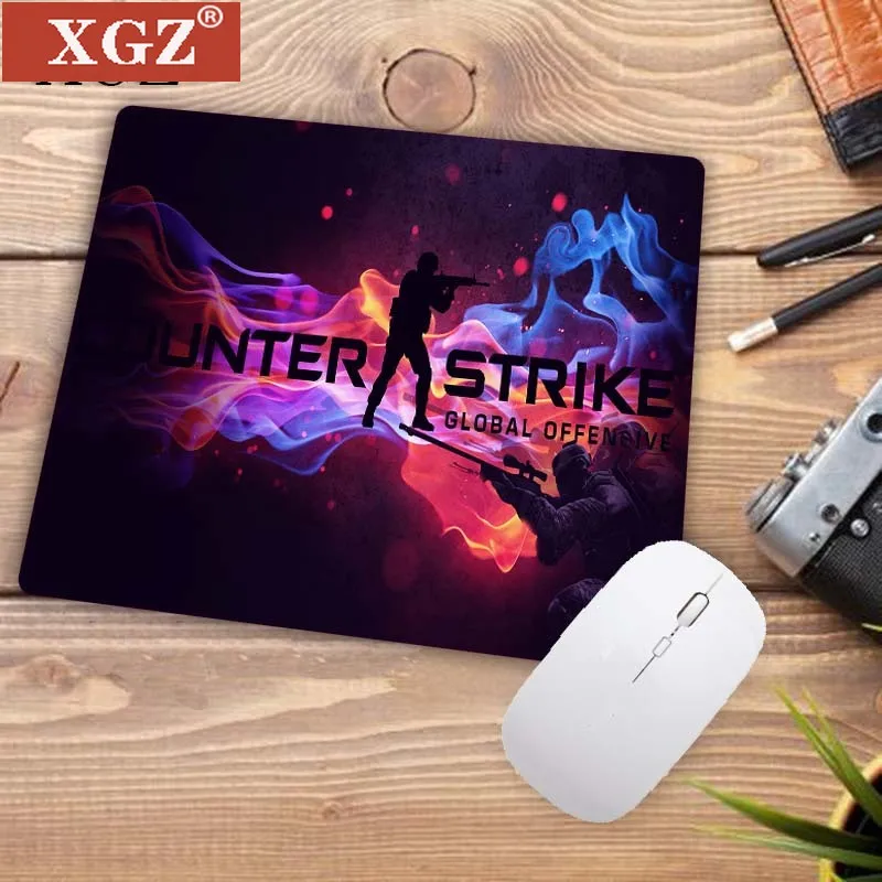 Коврик для мыши Xgz 180x220 мм CS GO милый компьютерный коврик и дизайнерский стол с
