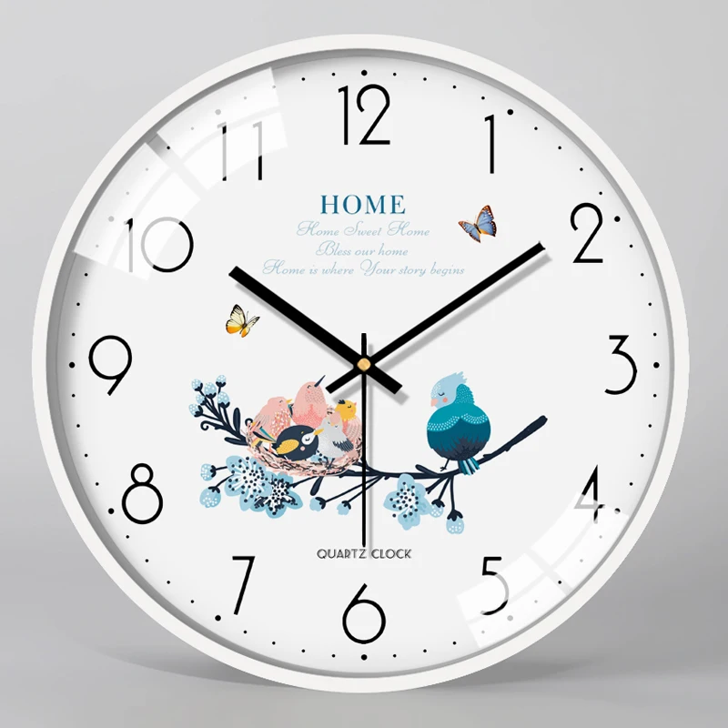 Креативные большие настенные часы в скандинавском стиле современные