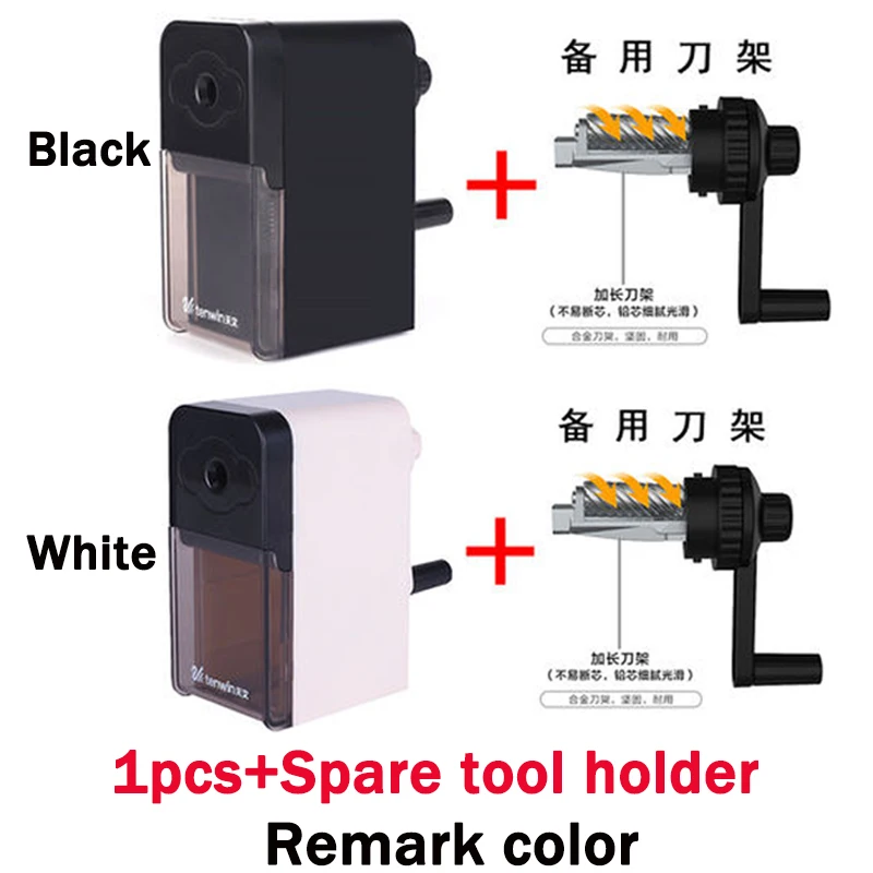 8019-5053-1setremark Tenwin электрическая точилка для карандашей Автоматическая точилка для карандашей Kawaii ручка нож батарея/USB зарядка питание канцелярские принадлежности - Цвет: 8019-5053-1setremark