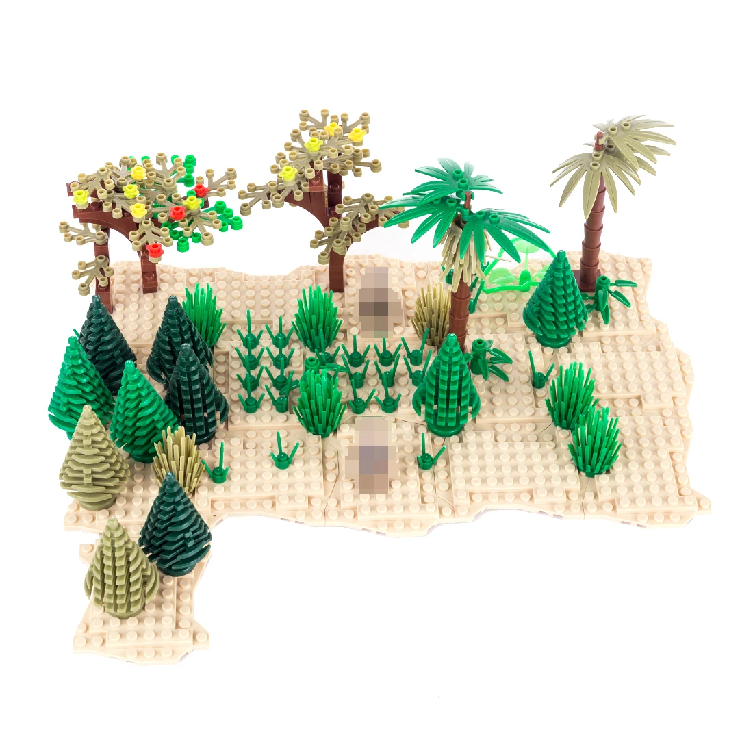 

Locking blocks Big forest tree model building blocks Baseplate Accessories parts bricks constructor children's educational toys