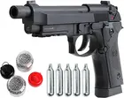 Пневматический пистолет, полностью металлический СО2 Blowback M9, стильная серия, страйкбол, Armas 4,5 мм 0,177 BBS W14 мм CCW, металлический настенный знак