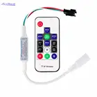 Беспроводной пульт дистанционного управления RGB 14Key Mini RF светодиодный Control ler 14-клавишный Dc 5V -24V SP104E WS2812 WS2811 цвет для Светодиодный Ной ленты 5050 335