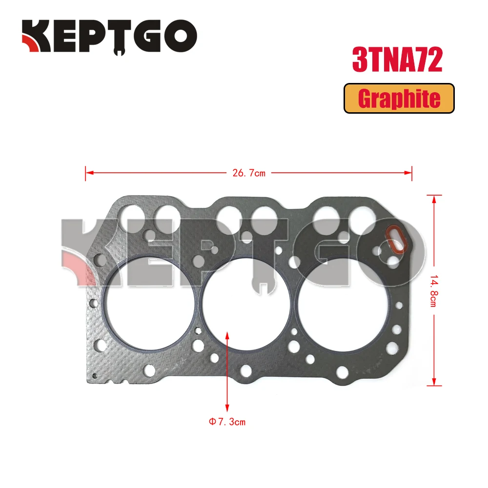 Новая прокладка головки 3TNA72 для Yanmar 119620-01343 |