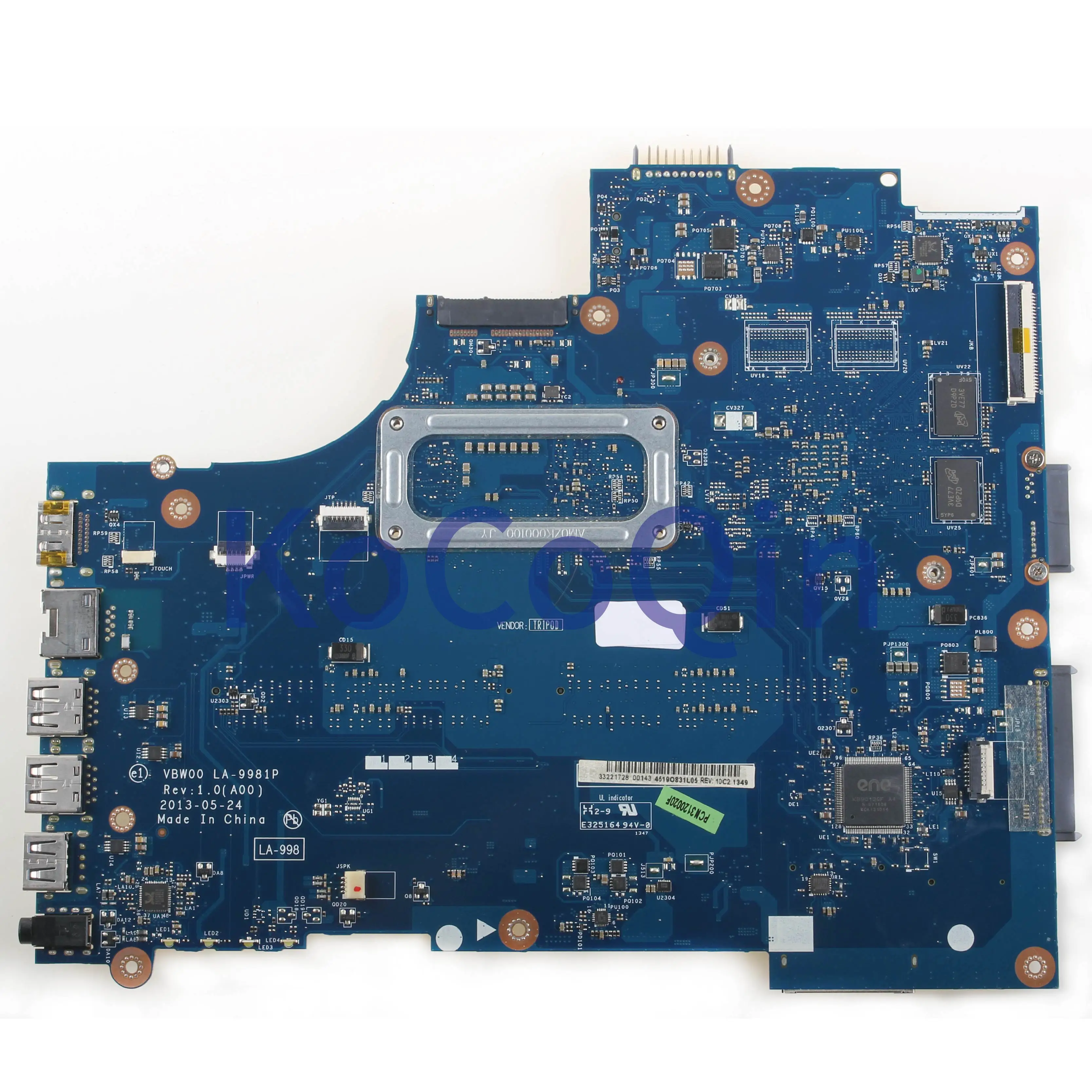 KoCoQin материнская плата для ноутбука DELL Inspiron 3537 5537 Core I5-4200U CN-0K5RR0 0K5RR0 VBW00 LA-9981P SR170