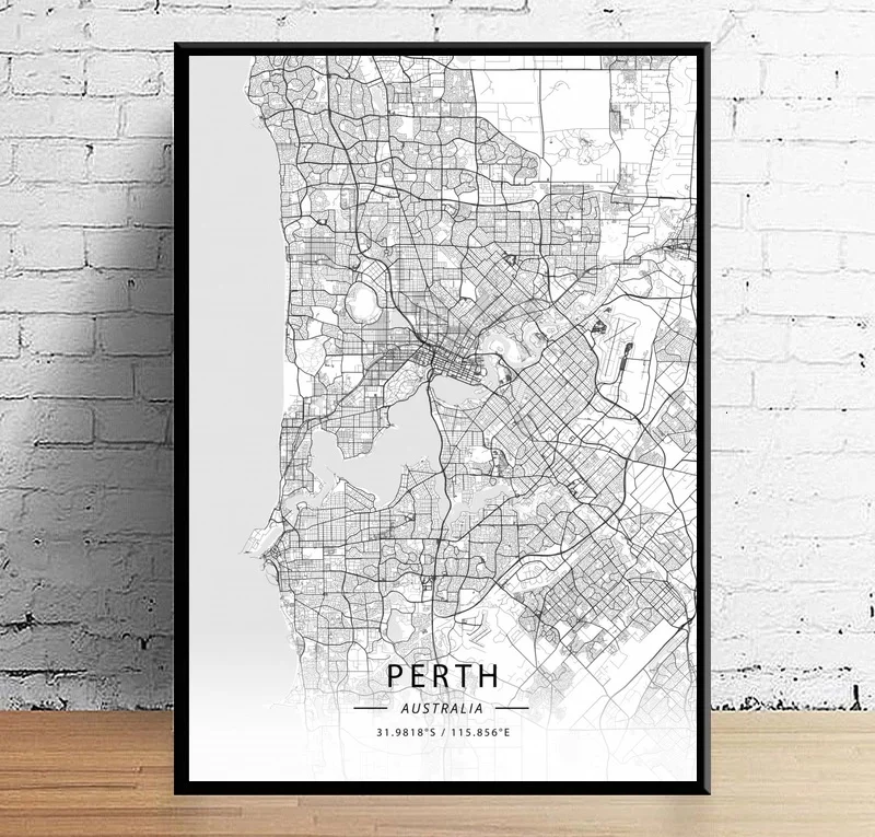 Мельбурн милдура Ньюкасл Нора Перт порт макуори Современная Карта города