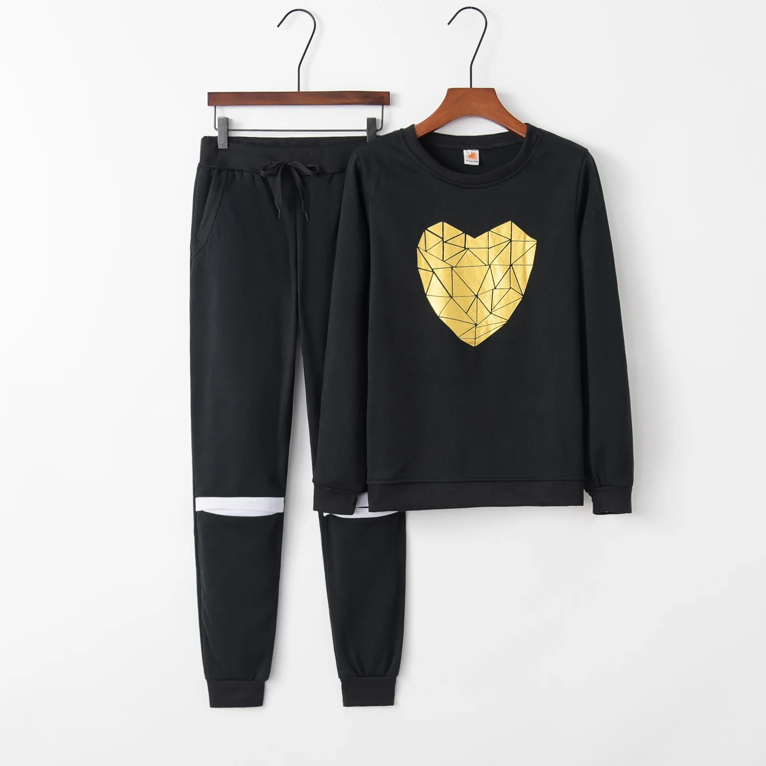 Хит продаж 2020 новый дизайн модный женский спортивный костюм с принтом в виде