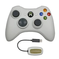 hot sale for xbox 360 wireless gamepad remote controller receiver for microsoft xbox360 console pc computer game pad joypad