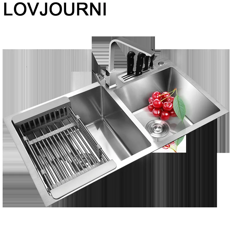 Spoelbak Dissipador Lavello Cucina Inox Torneira Gourmet De Faucet Kitchen Lavabo Cuba Fregadero Pia Cozinha Vegetable Wash Sink |