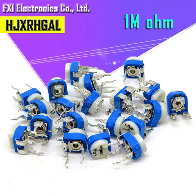 

20PCS RM065 RM-065 1M ohm 105 RM065-105 Trimpot Trimmer Potentiometer variable resistor