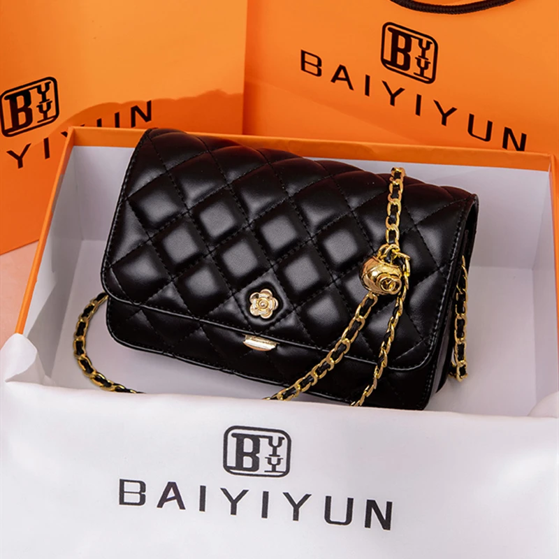 

Women Classic Pattern Chain Bags 2021 New Fashion Luxury Channels Handbags Women Bag Designer Lady Shoulder Messenger Purses Cc