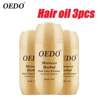 3pcs oedo herbal ginseng hair growth essential serum hair loss treatment repair nourish damage dry hair anti breaking hair care