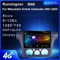 4g lte android 10 1 for mitsubishi outlander 1 2002 2008 multimedia stereo car dvd player navigation gps radio 2 din