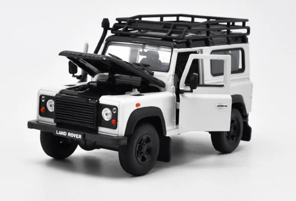 Welly 1/124 1:24 Range Rover Sport SUV внедорожник автомобиль литой Дисплей Модель игрушки на день рождения для детей мальчиков и девочек - Цвет: Nostalgic Defender W