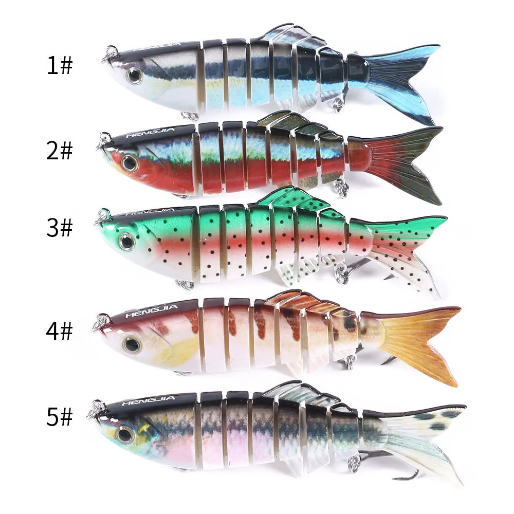 1 шт. 22 5 г 11 см Minnow опускается на дно рыболовные приманки мульти сочлененной 8