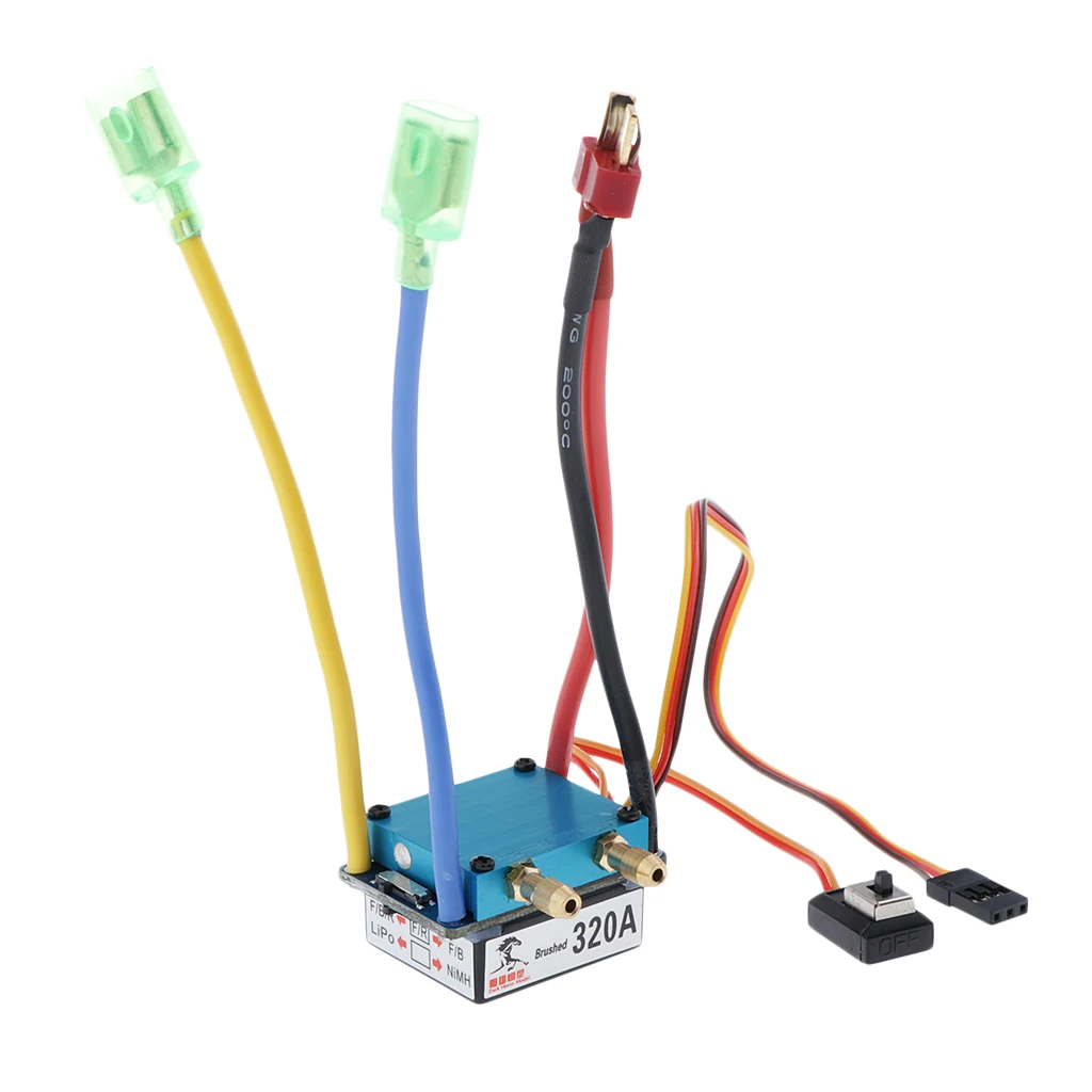 

320A Brushed контроллер ESC Dual Mode для RC Marine Parts Accs T-Head
