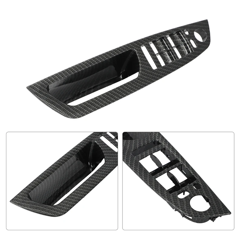 Для BMW E70 E71 E72 X5 X6 2007 - 2013 2014 углеродное волокно Автомобильная внутренняя дверная