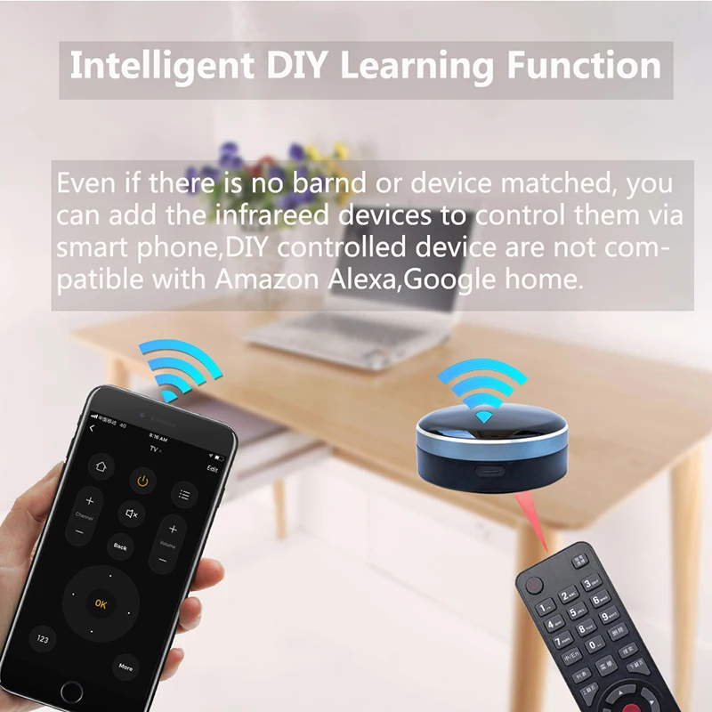 Tuya Smart Wifi Ir Rf Remote Life APP Control инфракрасный 433 МГц Радиочастотные Устройства
