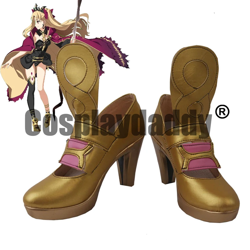 Fate/Grand Order FGO The Goddess of the Netherworld Servant Lancer Ereshkigal Game Cosplay High Heel Shoes S008