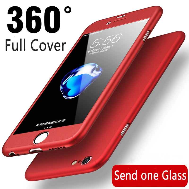 

360 Full Cover Case for Huawei Y5 Y6 Y7 Y9 2019 2020 P30 Pro P10 P20 P40 Lite Plus Ultra Thin Plating Shell with Screen Glass