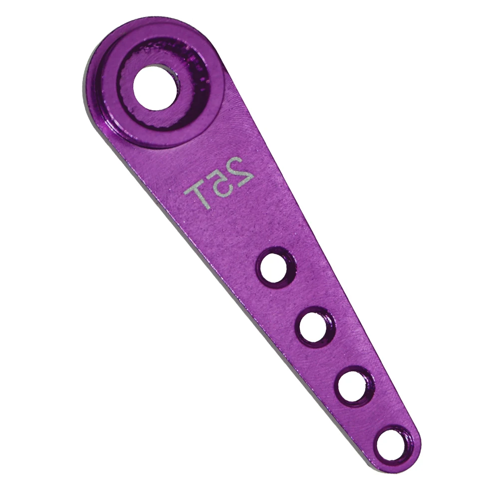 Purple 25 Т рулевой сервопривод Рог 4 отверстия для RC лодки WPL Futaba Redcat TRX4 осевой SCX01 HSP HPI сервер коромысла Запасные Части RC - Цвет: Purple