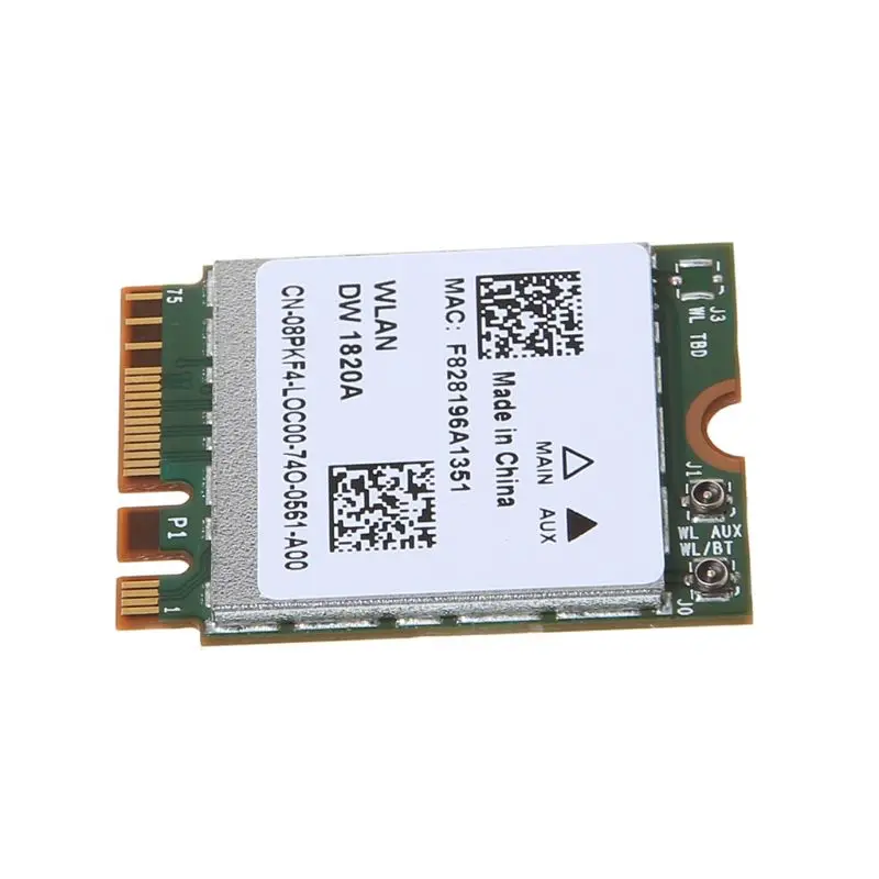 DW1820A BCM94350ZAE 802.11ac Bluetooth 4,1 867 Мбит/с M.2 NGFF WiFi беспроводная карта для ноутбуков Dell