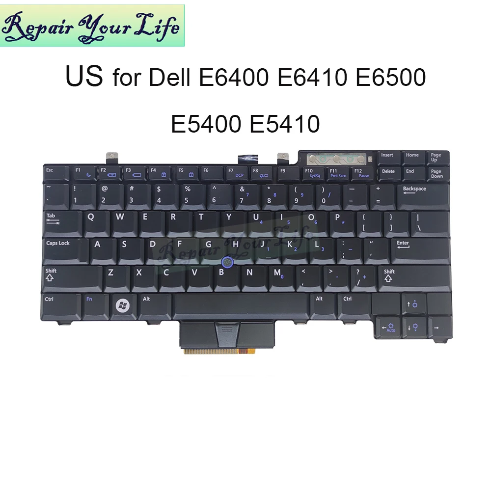 

US English notebook pc keyboard UK717 for Dell Latitude E6400 E6410 E6500 E6510 E5400 E5410 E5500 E5510 M2400 M4500 M4400 0UK717
