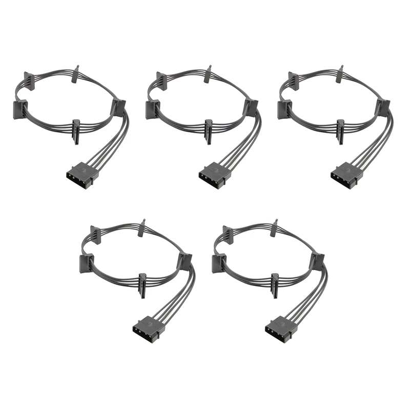 

5 шт., 4-контактный кабель IDE-SATA, от 1 до 5 дюймов