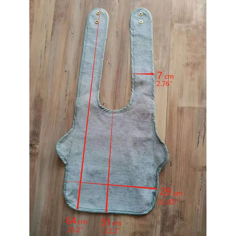 

Baby Drool Bib Burp Cloth with Pocket Bag Sleeveless Waterproof Feeding Cloth Washable Apron Mess Smock Feeding Bibs