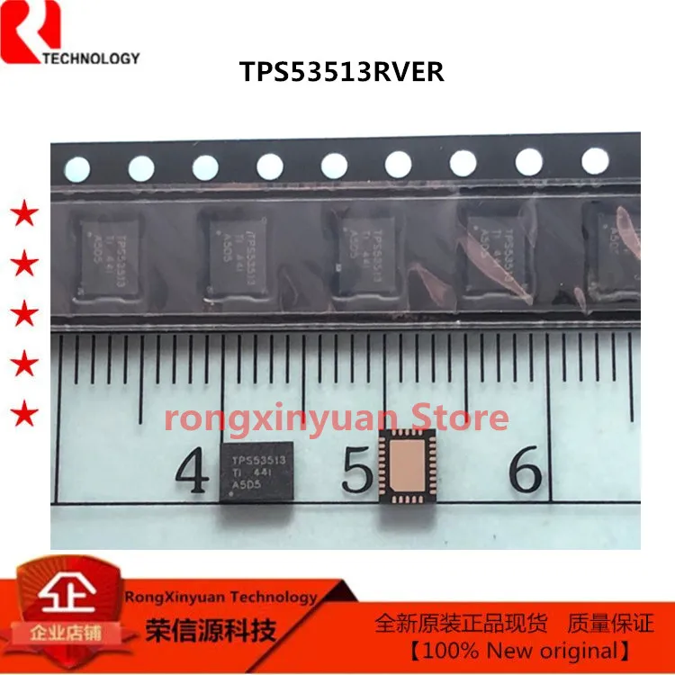 TPS53513RVER VQFN28 TPS53513 1 5 до 18 V Вход 8 A один синхронный понижающий SWIFT преобразователь 100%