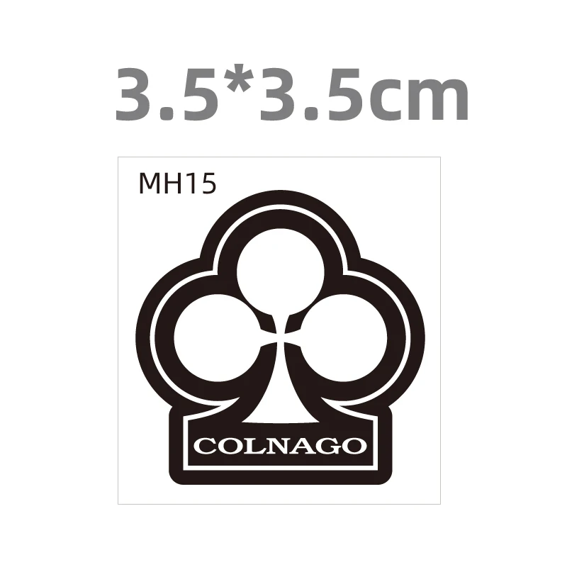 1 шт. Colnago наклейка для дорожного велосипеда велосипедная Рама для горного велосипеда головной убор для езды на горном велосипеде Кепка для велосипедной наклейки - Цвет: white M