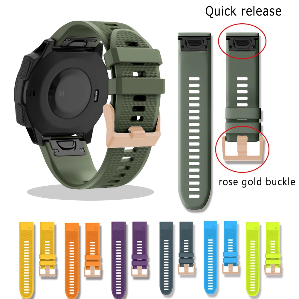Ремешок для смарт часов Garmin Fenix 6 6S 6XPro 5X 5 5S 3 3HR Forerunner 935 945 Mk1D2 быстросъемный